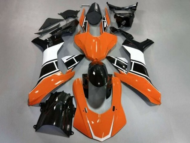 2020-2025 Yamaha YZF 1000 R1 Motorcycle Fairings - Orange White Glossy Black Canada