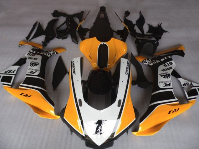 2020-2025 Yamaha YZF 1000 R1 Motorcycle Fairings - Orange White Black Canada
