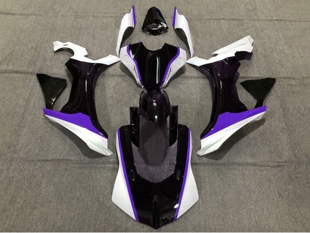 2020-2025 Yamaha YZF 1000 R1 Motorcycle Fairings - White Purple Glossy Black Canada