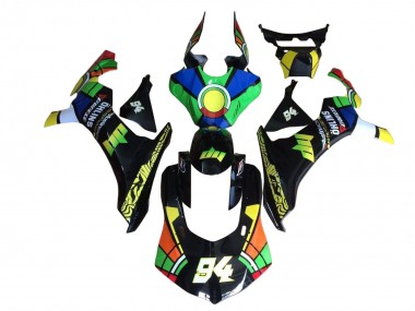 2020-2025 Yamaha YZF 1000 R1 Motorcycle Fairings - Blue Green Yellow Red Black Color Wheel 94 Canada