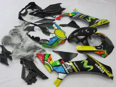 2020-2025 Yamaha YZF 1000 R1 Motorcycle Fairings - White Blue Green Yellow Red Black Color Wheel MoviStar Canada
