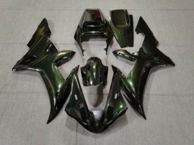 2002-2003 Yamaha YZF 1000 R1 Motorcycle Fairings - Dark Green Chameleon Canada