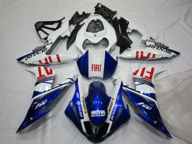 2004-2006 Yamaha YZF 1000 R1 Motorcycle Fairings - White Blue Red Fiat Canada