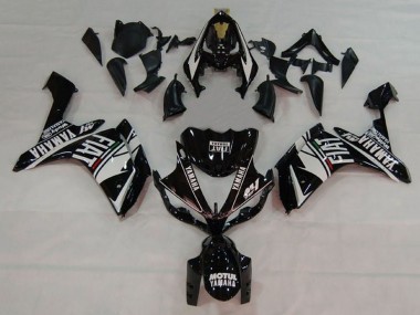 2007-2008 Yamaha YZF 1000 R1 Motorcycle Fairings - White Black Fiat Canada
