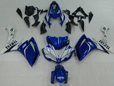 2007-2008 Yamaha YZF 1000 R1 Motorcycle Fairings - Blue White Black M1 Canada