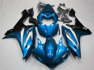 2007-2008 Yamaha YZF 1000 R1 Motorcycle Fairings - Blue White Black Canada