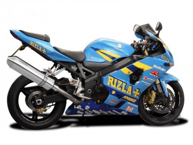 2004-2005 Suzuki GSXR 600 / GSXR 750 Motorcycle Fairings - Light Blue Yellow Rizla Motul Canada