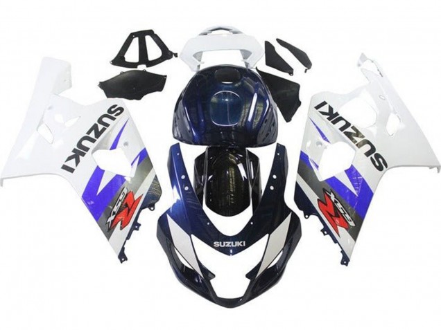 2004-2005 Suzuki GSXR 600 / GSXR 750 Motorcycle Fairings - White Blue Black Red Canada