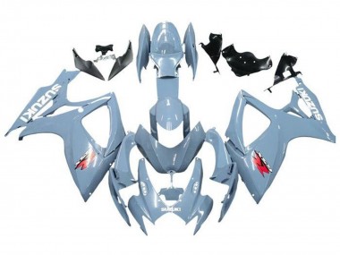 2006-2007 Suzuki GSXR 600 / GSXR 750 Motorcycle Fairings - Blue Grey White Red Canada