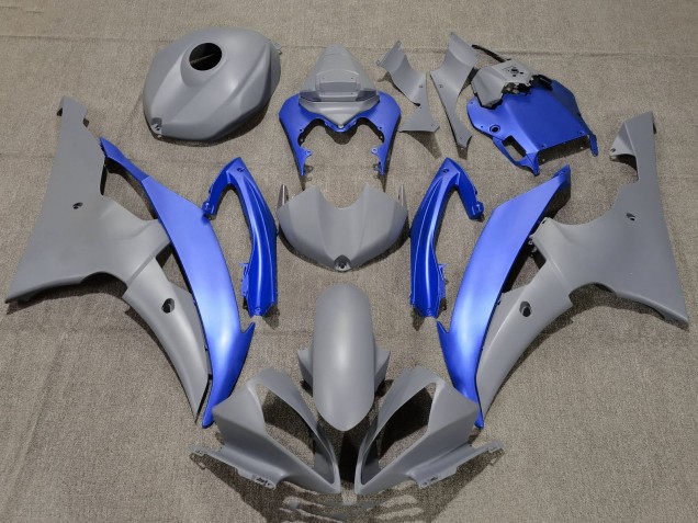 2008-2016 Yamaha YZF R6 Motorcycle Fairings - Grey Blue Canada