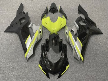 2017-2023 Yamaha YZF R6 Motorcycle Fairings - Grey Neon Yellow Glossy Black Canada