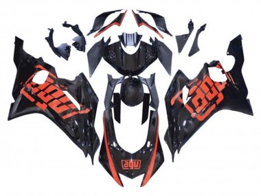 2017-2023 Yamaha YZF R6 Motorcycle Fairings - Glossy Black Red AGV Canada