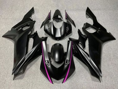 2017-2023 Yamaha YZF R6 Motorcycle Fairings - Matte Black Pink Canada