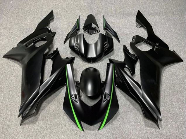 2017-2023 Yamaha YZF R6 Motorcycle Fairings - Matte Black Green Canada