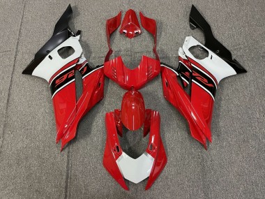 2017-2023 Yamaha YZF R6 Motorcycle Fairings - White Red Matte Black Canada