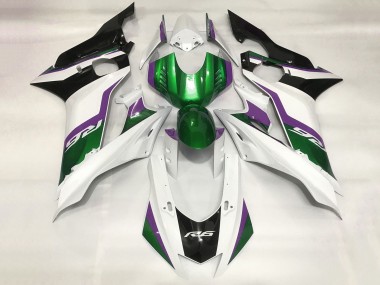 2017-2023 Yamaha YZF R6 Motorcycle Fairings - White Green Purple Black Canada