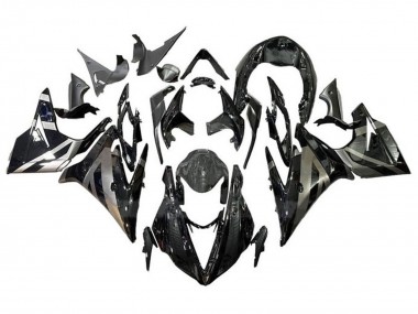 2013-2016 Triumph Daytona 675 Triple Motorcycle Fairings - Silver Glossy Black Canada