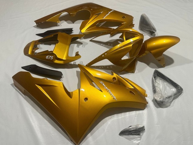 2006-2008 Triumph Daytona 675 Triple Motorcycle Fairings - Metallic Gold Canada