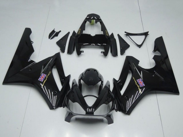 2006-2008 Triumph Daytona 675 Triple Motorcycle Fairings - Glossy Black Canada