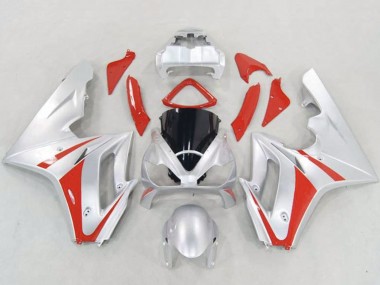 2006-2008 Triumph Daytona 675 Triple Motorcycle Fairings - Silver Red Canada
