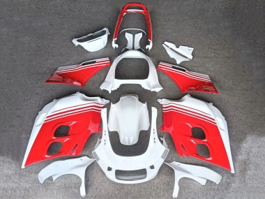1987-1988 Honda CBR1000F Hurricane Motorcycle Fairings - White Red Canada