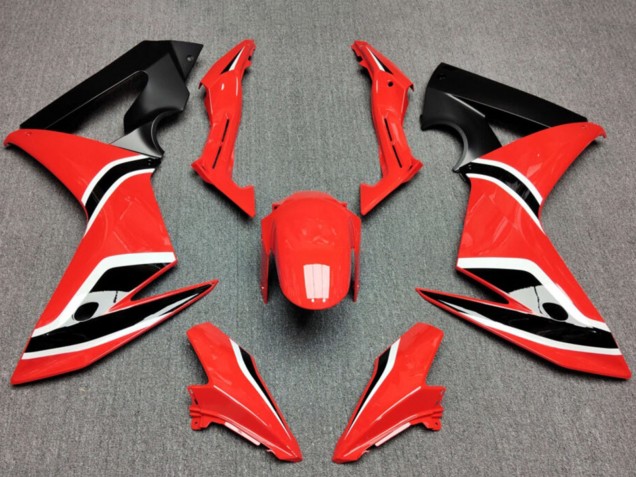 2014-2016 Honda CBR650F Motorcycle Fairings - Red Matte Black Canada