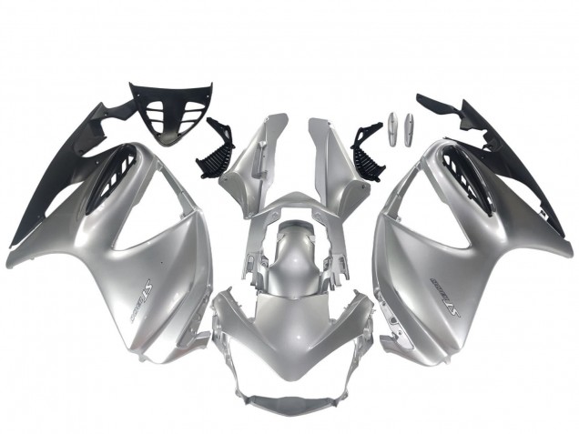 2002-2016 Honda ST1300 Motorcycle Fairing - Silver Matte Black Canada
