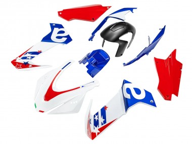 2020-2024 Aprilia RS660 Motorcycle Fairing - White Blue Red Canada