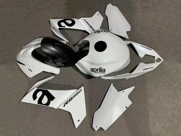 2020-2024 Aprilia RS660 Motorcycle Fairings - White Canada