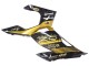 2018-2024 Kawasaki EX400 Motorcycle Fairings - Gold Glossy Black Canada