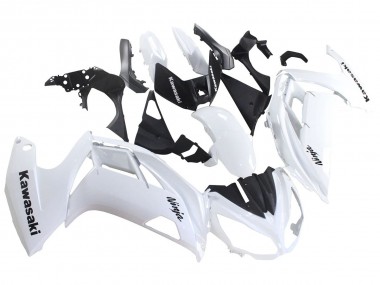 2012-2016 Kawasaki EX650 Motorcycle Fairings - White Black Canada