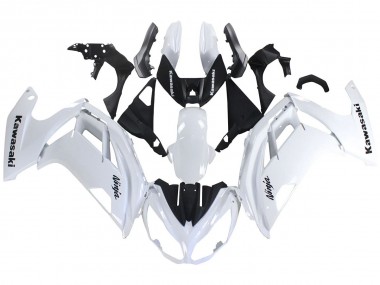 2012-2016 Kawasaki EX650 Motorcycle Fairings - White Black Canada