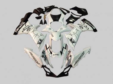 2011-2024 Suzuki GSXR 600/750 Motorcycle Fairings - White Black Alstare Corona Extra Motul Canada