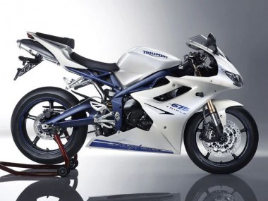 2006-2008 Triumph Daytona 675 Motorcycle Fairings - White Blue Canada