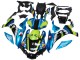 2015-2019 Yamaha YZF R1 Motorcycle Fairings - Blue Green Black Shark Canada