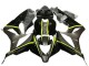 2007-2008 Honda CBR600RR Motorcycle Fairings - Glossy Black High Viz Yellow Canada