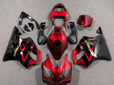 2001-2003 Honda CBR600 F4i Motorcycle Fairings - Candy Red Black Canada