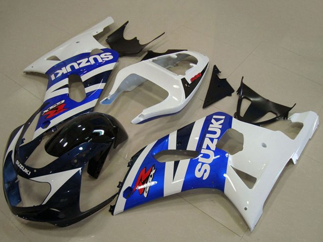 2001-2003 Suzuki GSXR 750 Motorcycle Fairings - White Blue Glossy Black Red Canada