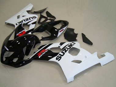 2004-2005 Suzuki GSXR 750 Motorcycle Fairings - Glossy Black White Red Canada