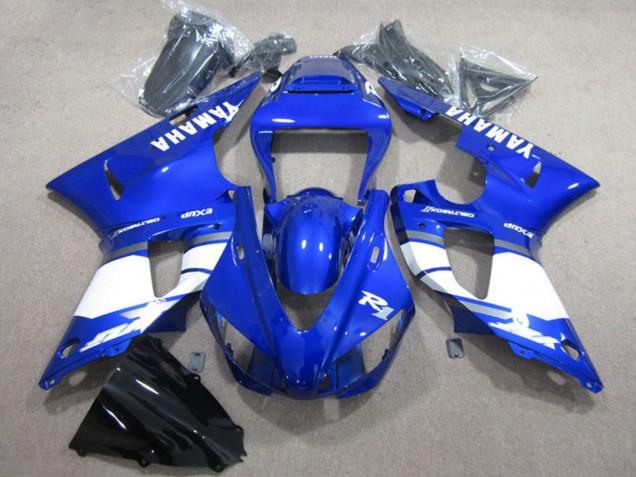 2009-2011 Yamaha YZF R1 Motorcycle Fairing - Blue White Canada
