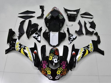 2015-2019 Yamaha YZF R1 Motorcycle Fairings - Black White Yellow Pink Shark Canada