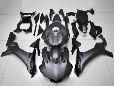 2015-2019 Yamaha YZF R1 Motorcycle Fairing - Matte Black Glossy Black Canada