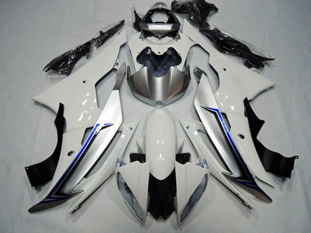 2008-2016 Yamaha YZF R6 Motorcycle Fairing Kits - White Blue Black Canada