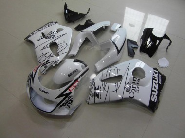 1996-2000 White Corona Suzuki GSXR 600 Motorcycle Fairings Canada