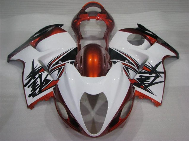 1996-2007 Orange White Black Suzuki GSXR 1300 Hayabusa Motorcycle Fairings Canada 1996-2007 Orange White Black Suzuki GSXR 1300 Hayabusa Motorcycle Fairings Canada