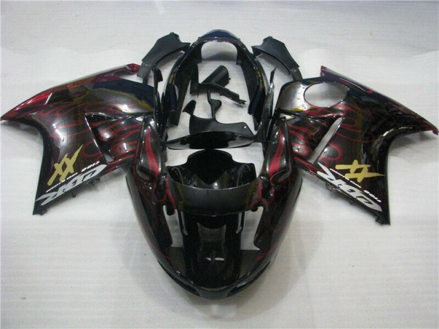 1996-2007 Red Flame Honda CBR1100XX Motorcycle Fairings Canada 1996-2007 Red Flame Honda CBR1100XX Motorcycle Fairings Canada