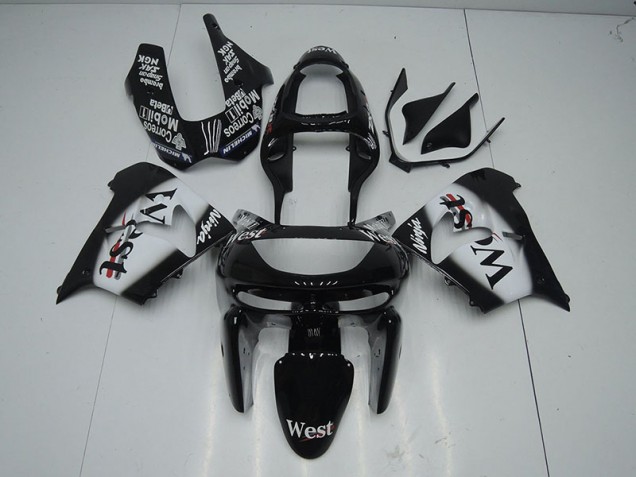 1998-1999 Black West Kawasaki Ninja ZX9R Motorcycle Fairings Canada 1998-1999 Black West Kawasaki Ninja ZX9R Motorcycle Fairings Canada