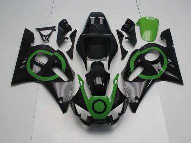 1998-2002 Black Green Circle Yamaha YZF R6 Motorcycle Fairings Canada
