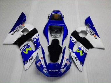 1998-2002 Blue Green White Yamaha YZF R6 Motorcycle Fairings Canada