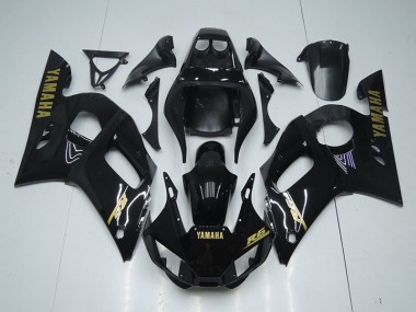 1998-2002 Glossy Black Gold Sticker Yamaha YZF R6 Motorcycle Fairings Canada